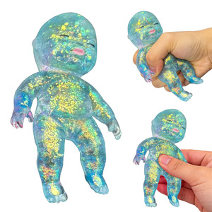 Hot Ssle DIY Fun Soft Vent Slow Rebound Baby Squishy Maltose Squeeze Toy Anti-Stress Sensory <b>Fidget</b> TPR Decompression for Unisex - Product Image 4