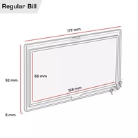 Étui de rangement pour cartes à collectionner en PP, avec fermeture boutonnée et bordure, vente en gros