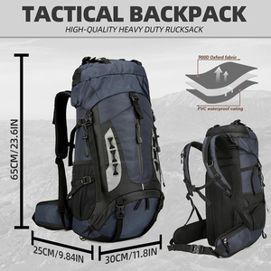 Custom Logo Large Capacity Durable Pack Bag Outdoor Hiking <b>Backpack</b> - Product Image 6