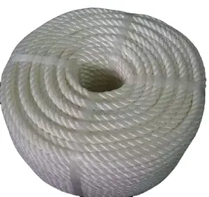 Custom High Strength 3 Strands Twisted Rope Resistant To Aging Polyethylene Rope