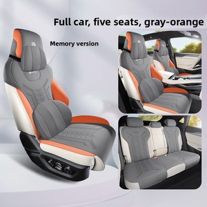 Pour BYD Yuan 2025 : Kits intérieurs, housses de siège personnalisées 5 places, ensemble complet en cuir style sport, housses de siège avant et arrière, coussins. - Product Image 1