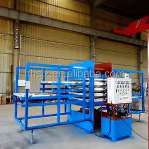 Machine de pressage de <span class=keywords><strong>tapis</strong></span> en caoutchouc à 4 couches de haute technologie, machine de fabrication de dalles de sol en caoutchouc, presse à chaud de vulcanisation - Product Image 3
