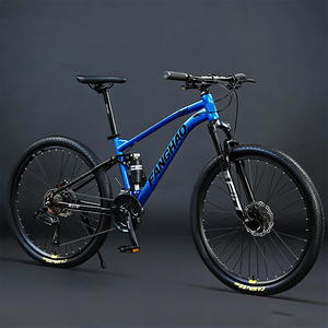 <span class=keywords><strong>Bicicleta</strong></span> de Montaña de Alto Rendimiento con Suspensión Completa de 26, <span class=keywords><strong>29</strong></span> y 27.5 Pulgadas, con 21 Velocidades y Horquilla de Acero - Product Image 1