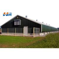 Hangar d'élevage de chèvres poulailler poulailler vache bâtiment de bétail ferme de porcs cages de couche oeuf cheval conception stable acier structurel
