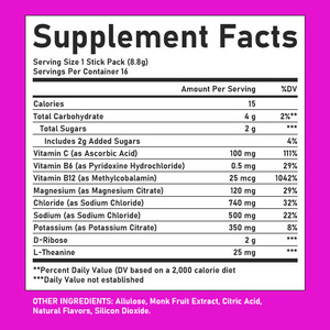 Poudre d'électrolytes à hydratation rapide personnalisée en usine, faible en sucre, favorise la fonction musculaire et l'endurance, avec vitamines C, B6, B12 - Product Image 2
