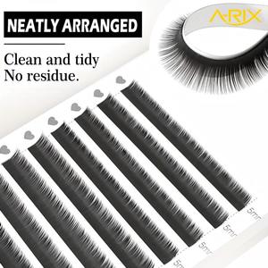 A-RIX Pestañas Inferiores Naturales Negras de 12 Filas - Longitudes Mixtas de 5-7mm, Curvatura J/B/C, Ligeras y Fáciles de Aplicar - Product Image 6