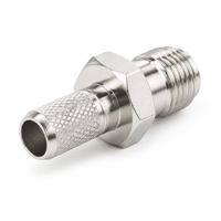 Connecteur coaxial RF femelle RP-SMA à polarité inversée de haute qualité, à sertir pour câbles RG223, RG400, RG142, RG58, LMR195, LMR200