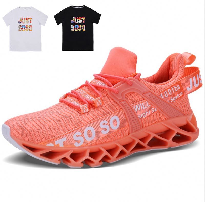 JUST SO SO New Men and women Running Shoes Walking style shoes Non Slip Blade Fashion Sneakers Size 36-48