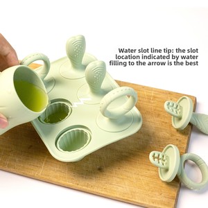 2025 Hot Bán xách tay New Silicone bé <span class=keywords><strong>Ice</strong></span> <span class=keywords><strong>Cream</strong></span> Popsicle khuôn đông lạnh Popsicle, bánh khuôn với Stick DIY - Product Image 1