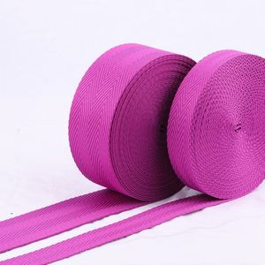 High Quality Sustainable Nylon Double Herringbone Pattern <b>Webbing</b> Ribbon Nylon Waistband with Manufacturer Price - Product Image 1