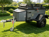 Caravane de voyage pour le camping en plein air, remorque de camping-car, camping-car tout-terrain, remorque de camping extérieure