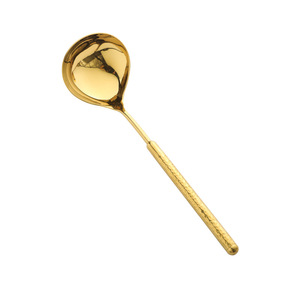 Cuchara de Cocina Shinyjh de Acero Inoxidable 304 con Mango Largo y Diseño Martillado Antideslizante - Product Image 5