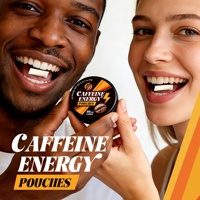 En stock – Sachets énergétiques oraux naturels à 100 mg de caféine avec vitamine B – Comme stimulant cognitif et soutien pour la concentration