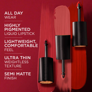 Tubes végétariens en pâte organique métallique hydratante Base de luxe Bouteille en vrac mate Nude Mini rouge à lèvres en gros étanche - Product Image 4