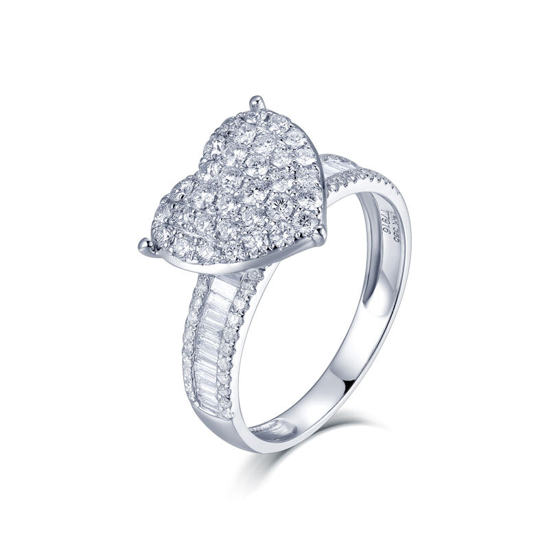 14K white gold/yellow gold/rose gold