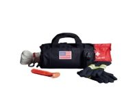Kit de premiers soins de sécurité incendie d'urgence pour la famille avec couverture anti-feu gants résistants à la chaleur corde d'évacuation vente en gros