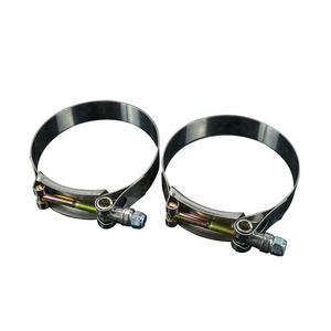 Colliers de serrage en acier inoxydable 304 POYRACING 86 mm pour tuyau d'échappement automobile et tuyau de turbine en silicone - Product Image 5