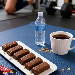 Großhandel Qualität Snickers-Stil Schokoriegel Feste Form mit Kaffee geschmack und Nuss Zusätzliche Zutat Online Kaufen - Product Image 5