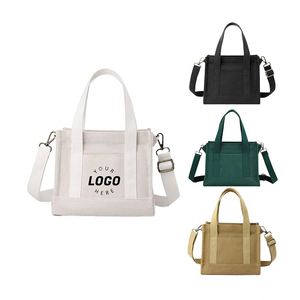 Factory Tote Handheld Crossbody High Quality Gift Custom Logo Canvas Bag for Daily Use - Product Image 1