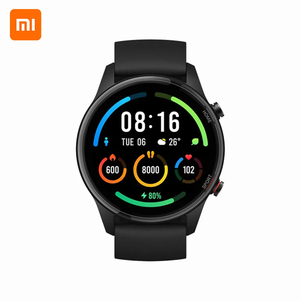 In Voorraad Originele Xiaomi Mi Smart Horloge 1.39 Inch Kleur Sport Editie Nfc Biosensor Gps Positionering Mi Horloge