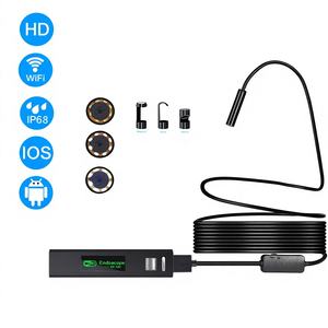 Endoscopio Inalámbrico HD 1200P de 8 LED con Lente de Largo Alcance de 8 mm, para Inspección Industrial de Conductos, Aire Acondicionado y Automóviles, IP68, Sensor CMOS de 2 MP, 1 Año de Garantía - Product Image 1