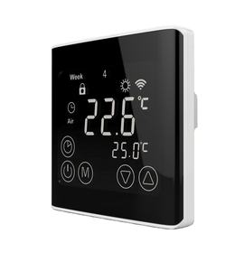 Termostato per Riscaldamento a Pavimento, Flessibile per Appartamenti, Grande Schermo LCD Touch, Abilitato WiFi, Regolabile per Aria Condizionata Centralizzata - Product Image 1