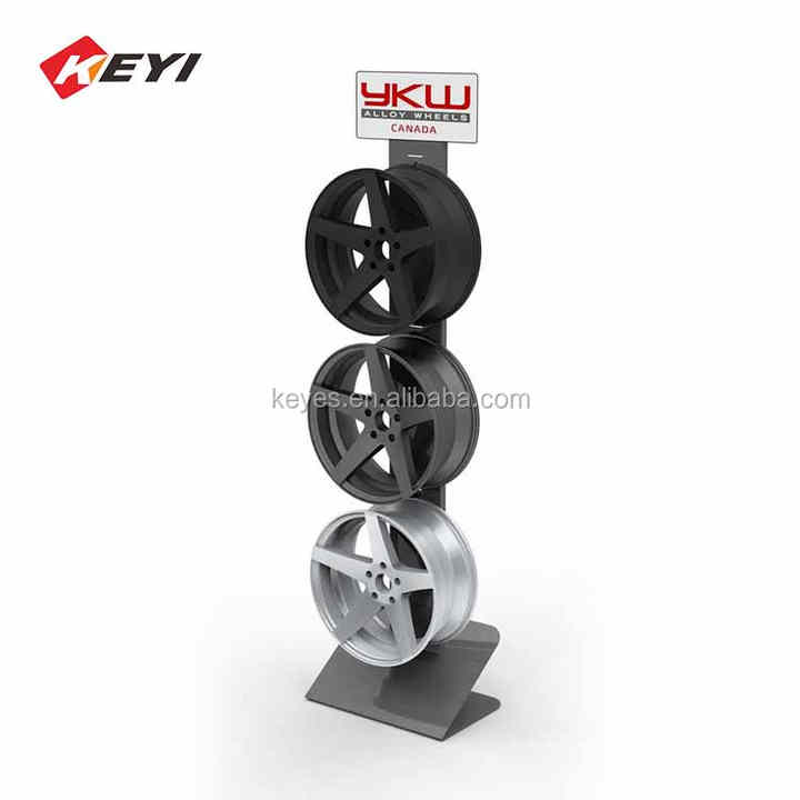 Customized Wheel Rim Display Racks - Durable & Stylish