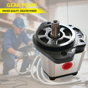 Hydraulic Gear Pump CI58K-A02-085L SAE A-2 Flange 3-12 GPM 5/<b>8</b>" Keyed Shaft CCW Cast <b>Iron</b> Heavy Duty Replacement - Product Image 3