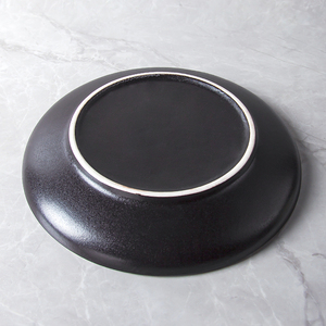 Vajilla de Porcelana de estilo japonés y coreano, Platos de piedra Natural Para restaurante, <span class=keywords><strong>Sushi</strong></span>, redondo, negro, elegante, plato principal - Product Image 5