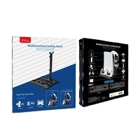 Soporte de ventilador de refrigeración multifunción con controlador de movimiento, estación de carga Dual para consola de videojuegos <span class=keywords><strong>PS5</strong></span> - Product Image 6