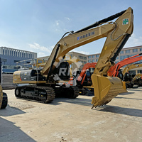 Excavatrice sur chenilles d'occasion CAT336D2L pour le creusement de fossés, 35,6 tonnes, CAT336 CAT336D CAT336D2 CAT 336D2L, engin de terrassement sur chenilles