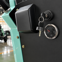 Mini-Dieselmotor-Dreirad-Kompaktlader im europäischen Stil mit Frontlader, breiten Reifen, neu, für unwegsames Gelände, hohe Motorleistung, 500 kg Traglast
