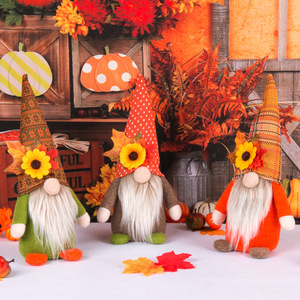 Décoration de la Nouvelle Récolte, Ornement Rudolph, Thanksgiving, Poupée Gnome Tournesol - Product Image 2