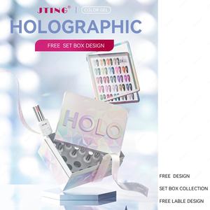 JTING - Juego de Esmaltes de Gel Holográficos Brillantes en Promoción, Caja de Colección de 24 Piezas, Pigmento Vegano de Alta Calidad - Product Image 5