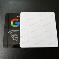 Placa NFC TapTable de 13.56MHz para Tarjetas de Visita, Pagos, Placa Google, Reseñas de Instagram, Código QR, Menú con Mapa, Acrílico NFC Google