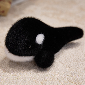 Mascottes en peluche personnalisées d'animaux marins de haute qualité, décoration de bureau, phoque, dauphin, requin, jouet en peluche tueur avec coton PP - Product Image 5