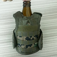 Gilet isotherme personnalisable en polyester à motifs animaux, design personnalisé, pour mini-bouteille de bière, vente en gros