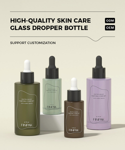 Flacon compte-gouttes en verre coloré mat de luxe <span class=keywords><strong>FINSPOT</strong></span> 30ML 75ML, flacon vide pour sérum de soin de la peau, emballage cosmétique avec logo personnalisé - Product Image 6