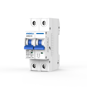 Автоматический выключатель ANDELI ADB3Z-63-2P, 2-полюсный, 125А, номинальный ток постоянного тока, 220В/380В, 50/60Гц, полиэстер, на DIN-рейку, MCB - Product Image 2