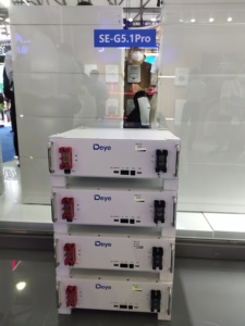 Deye SE-G5.1 <span class=keywords><strong>PRO</strong></span> pin 51.2V 100A <span class=keywords><strong>Lithium</strong></span> 6000 chu kỳ Max Stackable 64 cái gói cho điện áp thấp lai biến tần có thể - Product Image 6