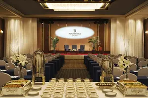 Grosir Hotel furnitur populer Maroko beludru ruang makan kursi perjamuan Hotel furnitur pesta makan