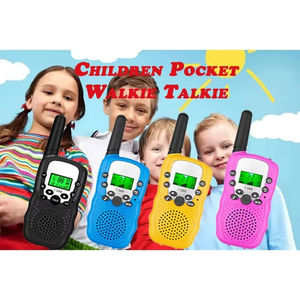 Jumon - Juego de 2 Mini Walkie Talkies Impermeables para Niños, Alcance de 3 Millas, Receptor Bidireccional, Radio Electrónica, Linterna LCD - Product Image 6