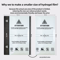 Lámina de Hidrogel TPH Universal para Relojes y Teléfonos Móviles, 90x180mm, Protector de Pantalla Transparente HD en Rollo para Máquina de Corte y Plotter