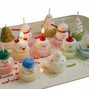 Vela Aromática Artesanal de Navidad, Decoración Práctica para Mesa Navideña, Recuerdo Festivo - Product Image 1