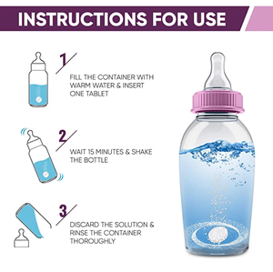 Bán buôn bé chai làm sạch 100% thực phẩm cấp thành phần máy tính bảng Glass Cleaner nước sủi bọt làm sạch máy tính bảng - Product Image 5