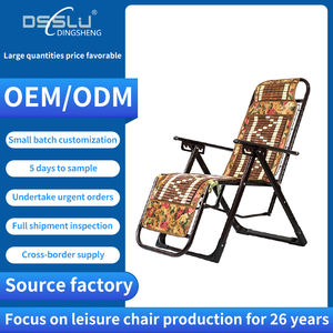 Silla <span class=keywords><strong>reclinable</strong></span> plegable para <span class=keywords><strong>playa</strong></span> al aire libre Dingsheng, sillas con alfombrilla de bambú, silla plegable - Product Image 2