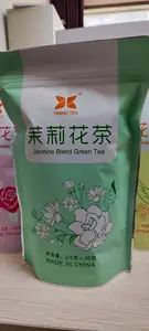 Venta al por mayor precio de fábrica negociable 100g Venta caliente Premium alta calidad Cha perfumado té chino jazmín té verde