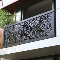 Panneau de clôture en aluminium décoratif pour jardin, découpé au laser sur mesure, écran de jardin en métal, grille de séparation