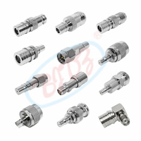 Adaptateur de connecteur coaxial RF à angle droit 90 degrés RP SMA/TNC/BNC/Type N, convertisseur mâle-femelle, connecteur QMA mâle-femelle