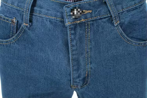 Outlet di Fabbrica Nuovi <span class=keywords><strong>Jeans</strong></span> Slim Fit a <span class=keywords><strong>Vita</strong></span> Media Personalizzati per il Guardaroba Maschile alla Moda - Product Image 5